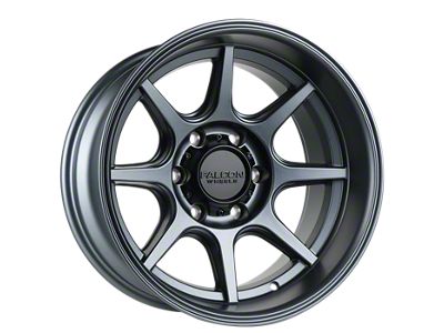 Falcon Wheels T8 Seeker Series Full Matte Gunmetal 6-Lug Wheel; 17x9; -38mm Offset (10-24 4Runner)