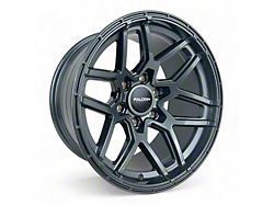 Falcon Wheels T9 Atlas Series Full Glossy Gunmetal 6-Lug Wheel; 17x9; -15mm Offset (10-24 4Runner)