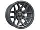 Falcon Wheels T9 Atlas Series Full Matte Gunmetal 6-Lug Wheel; 17x9; -25mm Offset (10-24 4Runner)