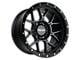 Falcon Wheels TX Titan Series Full Matte Black 6-Lug Wheel; 17x9; -12mm Offset (10-24 4Runner)