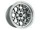 Falcon Wheels TX3 EVO Series Full Silver with Machined Face and Lip 6-Lug Wheel; 17x9; -12mm Offset (10-24 4Runner)