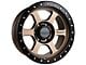 Falcon Wheels T1 Series Matte Bronze with Matte Black Ring 6-Lug Wheel; 17x9; 0mm Offset (21-24 Bronco, Excluding Raptor)