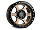 Falcon Wheels T1 Series Matte Bronze with Matte Black Ring 6-Lug Wheel; 17x9; -12mm Offset (21-24 Bronco, Excluding Raptor)