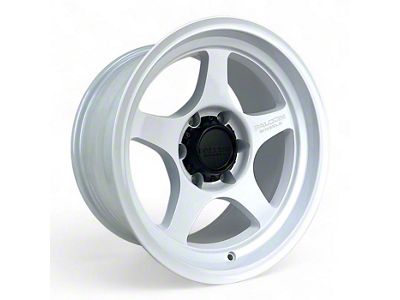 Falcon Wheels T2 Series Full Glossy White 6-Lug Wheel; 17x9; -12mm Offset (21-24 Bronco, Excluding Raptor)