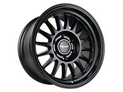 Falcon Wheels TX2 Stratos Series Full Matte Black 6-Lug Wheel; 17x9; -12mm Offset (21-24 Bronco, Excluding Raptor)