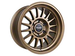 Falcon Wheels TX2 Stratos Series Full Matte Bronze 6-Lug Wheel; 17x9; -12mm Offset (21-24 Bronco, Excluding Raptor)