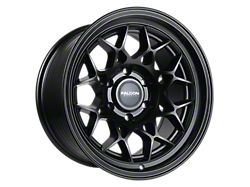 Falcon Wheels TX3 EVO Series Full Matte Black 6-Lug Wheel; 17x9; 0mm Offset (21-24 Bronco, Excluding Raptor)
