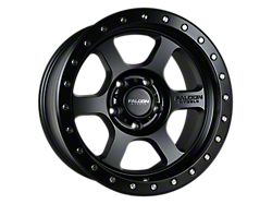 Falcon Wheels T1 Series Full Matte Black Wheel; 18x9; 0mm Offset (20-24 Jeep Gladiator JT)