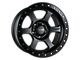 Falcon Wheels T1 Series Full Matte Black Wheel; 18x9 (20-24 Jeep Gladiator JT)