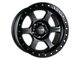 Falcon Wheels T1 Series Full Matte Black Wheel; 18x9; 0mm Offset (20-24 Jeep Gladiator JT)