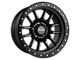 Falcon Wheels T7 Series Full Matte Black Wheel; 17x9 (20-24 Jeep Gladiator JT)