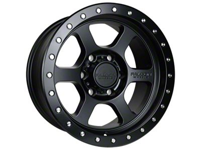 Falcon Wheels T1 Series Full Matte Black 6-Lug Wheel; 17x9; 0mm Offset (22-24 Tundra)