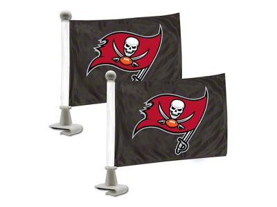 Ambassador Flags with Tampa Bay Buccaneers Logo; Brown (Universal; Some Adaptation May Be Required)