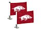 Ambassador Flags with University of Arkansas Logo; Cardinal (Universal; Some Adaptation May Be Required)