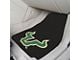 Carpet Front Floor Mats with University of South Florida Logo; Black (Universal; Some Adaptation May Be Required)