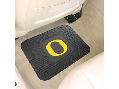 Utility Mat with University of Oregon Logo; Black (Universal; Some Adaptation May Be Required)