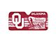 Windshield Sun Shade with University of Oklahoma Logo; Crimson (Universal; Some Adaptation May Be Required)