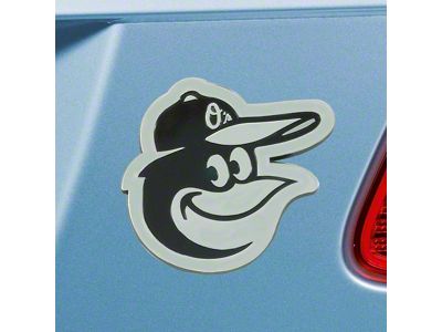 Baltimore Orioles Emblem; Chrome (Universal; Some Adaptation May Be Required)