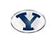 BYU Embossed Emblem; Blue (Universal; Some Adaptation May Be Required)