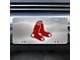 License Plate with Boston Red Sox Logo; Stainless Steel (Universal; Some Adaptation May Be Required)