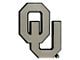 University of Oklahoma Molded Emblem; Chrome (Universal; Some Adaptation May Be Required)