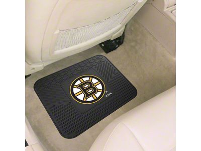 Utility Mat with Boston Bruins Logo; Black (Universal; Some Adaptation May Be Required)