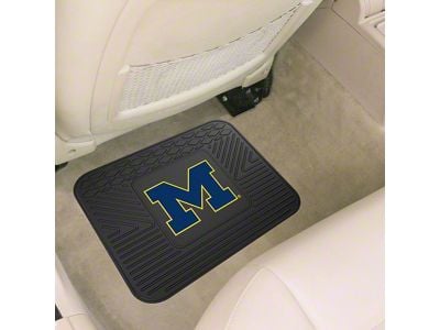 Utility Mat with University of Michigan Logo; Black (Universal; Some Adaptation May Be Required)