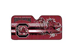 Windshield Sun Shade with University of South Carolina Logo; Maroon (Universal; Some Adaptation May Be Required)