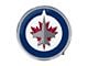 Winnipeg Jets Embossed Emblem; Blue and Red (Universal; Some Adaptation May Be Required)