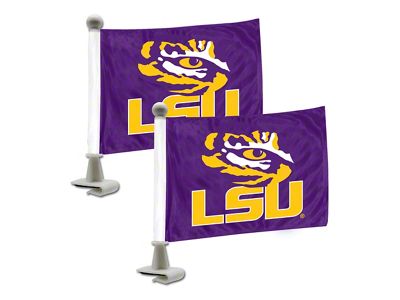 Ambassador Flags with LSU Logo; Purple (Universal; Some Adaptation May Be Required)