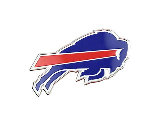 Buffalo Bills Embossed Emblem; Blue (Universal; Some Adaptation May Be Required)