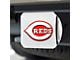 Hitch Cover with Cincinnati Reds Logo; Chrome (Universal; Some Adaptation May Be Required)