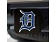 Hitch Cover with Detroit Tigers Logo; Black (Universal; Some Adaptation May Be Required)