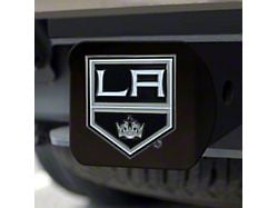 Hitch Cover with Los Angeles Kings Logo; Black (Universal; Some Adaptation May Be Required)