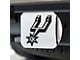 Hitch Cover with San Antonio Spurs Logo; Chrome (Universal; Some Adaptation May Be Required)