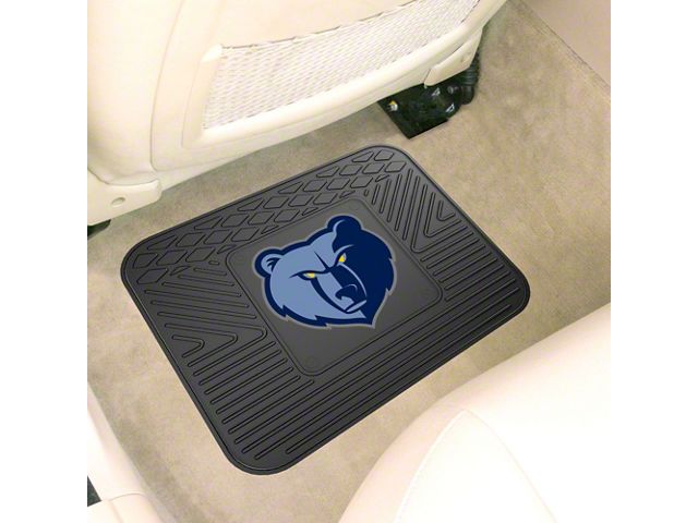 Utility Mat with Memphis Grizzlies Logo; Black (Universal; Some Adaptation May Be Required)