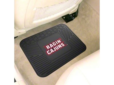 Utility Mat with University of Louisiana-Lafayette Logo; Black (Universal; Some Adaptation May Be Required)