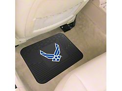 Utility Mat with U.S. Air Force Logo; Black (Universal; Some Adaptation May Be Required)