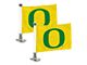 Ambassador Flags with University of Oregon Logo; Yellow (Universal; Some Adaptation May Be Required)