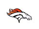 Denver Broncos Embossed Emblem; Orange and Blue (Universal; Some Adaptation May Be Required)