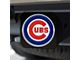 Hitch Cover with Chicago Cubs Logo; Black (Universal; Some Adaptation May Be Required)