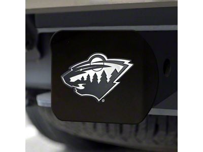 Hitch Cover with Minnesota Wild Logo; Green (Universal; Some Adaptation May Be Required)