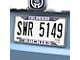 License Plate Frame with Colorado Rockies Logo; Purple (Universal; Some Adaptation May Be Required)
