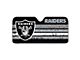 Windshield Sun Shade with Las Vegas Raiders Logo; Black (Universal; Some Adaptation May Be Required)