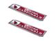 Arizona Cardinals Embossed Emblems; Red (Universal; Some Adaptation May Be Required)