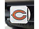 Hitch Cover with Chicago Bears Logo; Orange (Universal; Some Adaptation May Be Required)