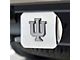 Hitch Cover with Indiana University Logo; Chrome (Universal; Some Adaptation May Be Required)