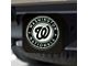 Hitch Cover with Washington Nationals Logo; Black (Universal; Some Adaptation May Be Required)