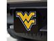 Hitch Cover with West Virginia University Logo; Navy (Universal; Some Adaptation May Be Required)