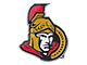 Ottawa Senators Embossed Emblem; Red and Gold (Universal; Some Adaptation May Be Required)